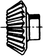 齒輪基本術語錐齒輪、準雙曲面齒輪及其齒輪副