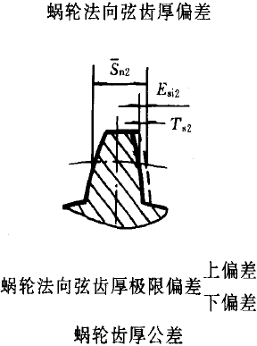 平面二次包絡環面蝸杆傳動精度蝸杆、蝸輪誤差的定義及代号